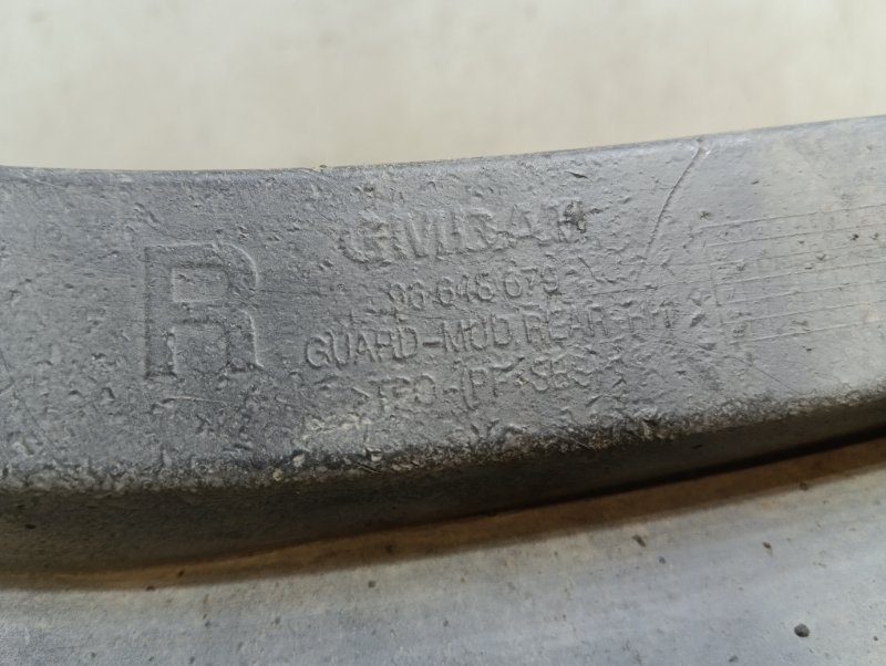 Брызговик задний правый