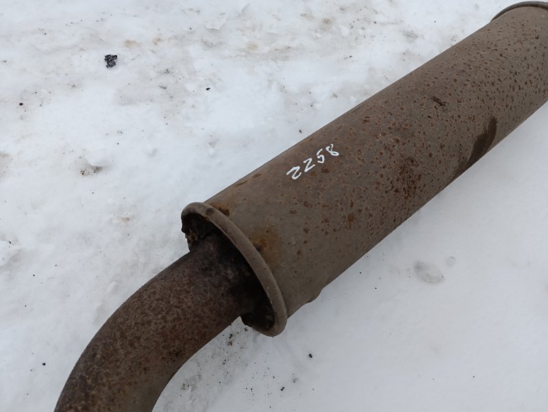 Глушитель основной / задняя часть