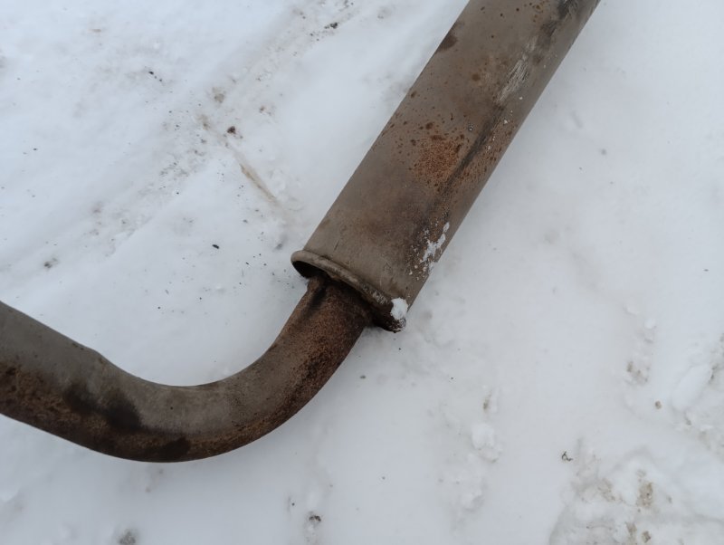 Глушитель основной / задняя часть