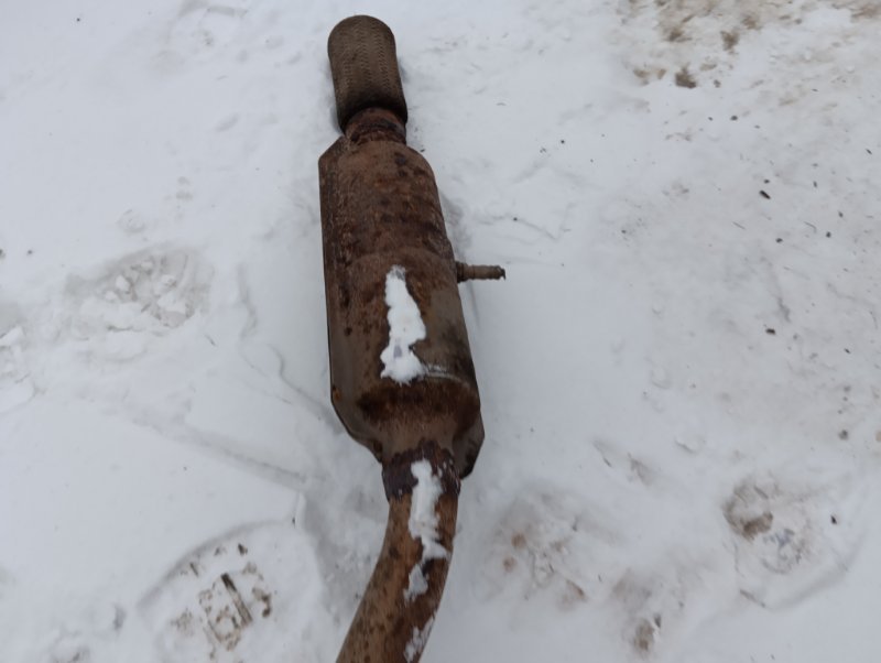 Глушитель основной / задняя часть