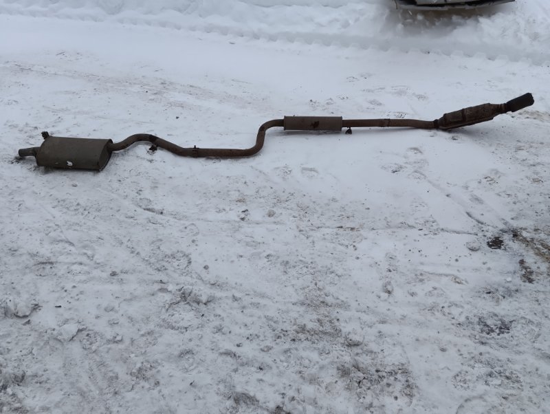 Глушитель основной / задняя часть