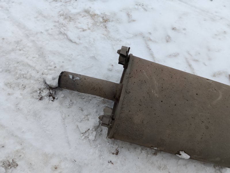 Глушитель основной / задняя часть