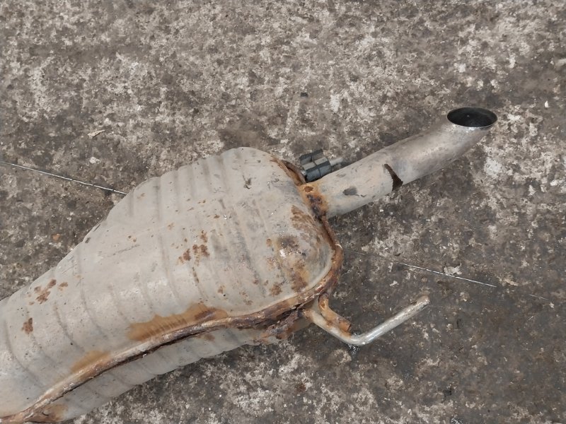 Глушитель задняя часть