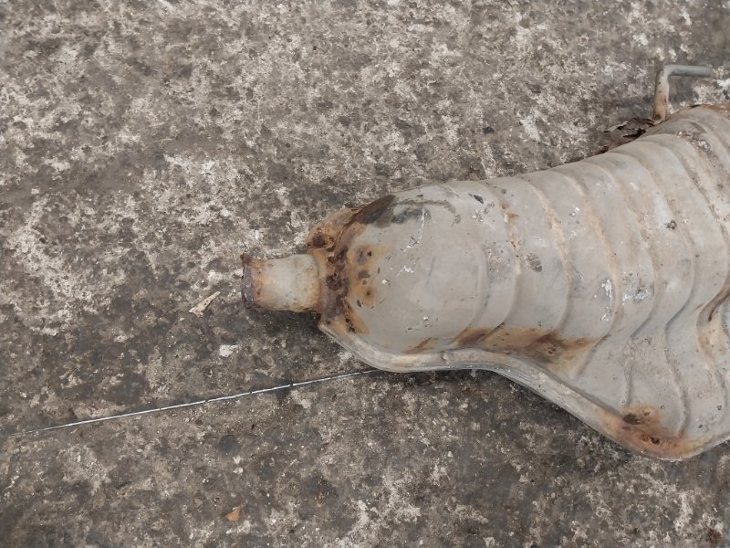 Глушитель задняя часть