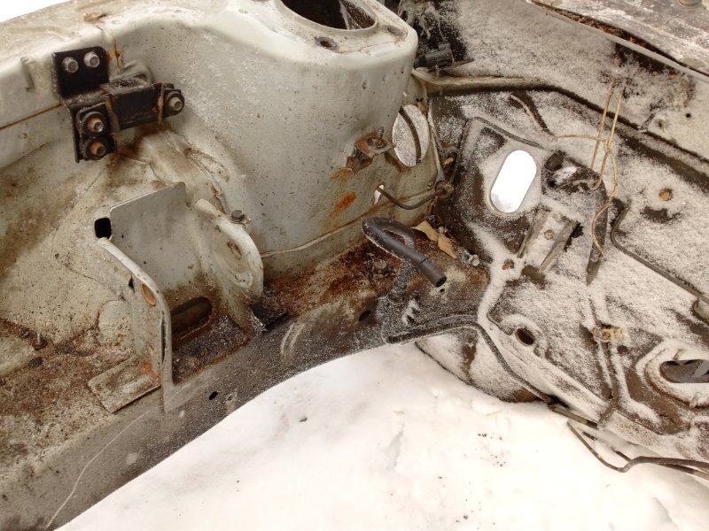 Лонжерон передний правый