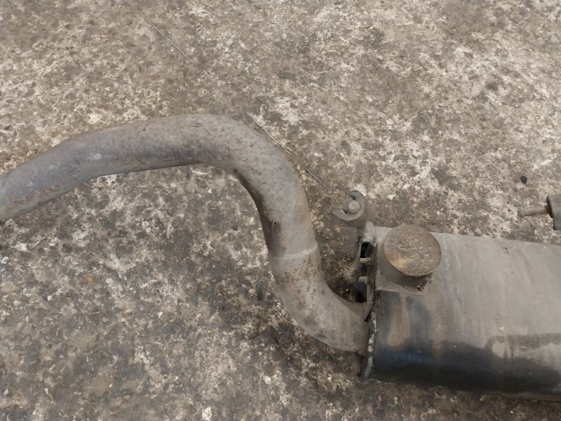 Глушитель задняя часть