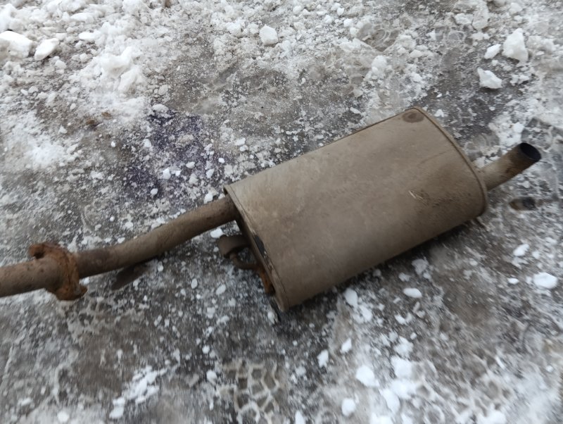 Глушитель задняя часть