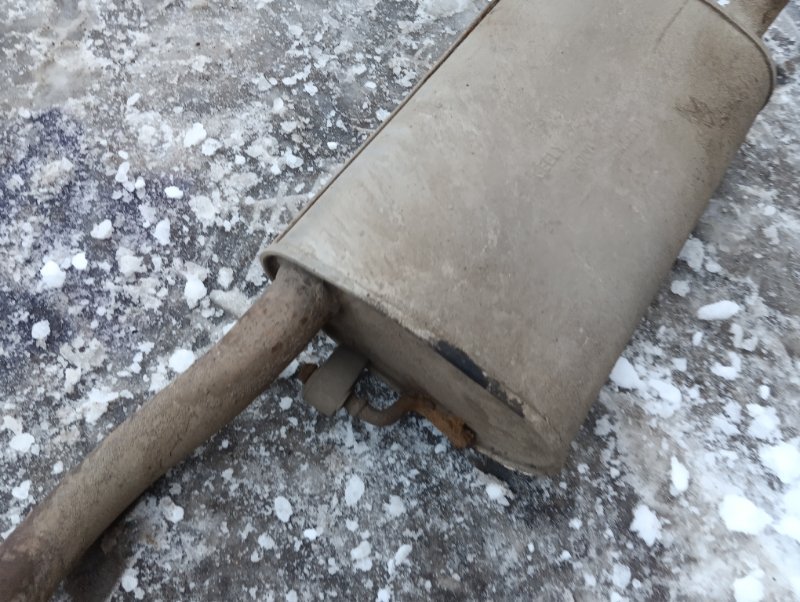 Глушитель задняя часть