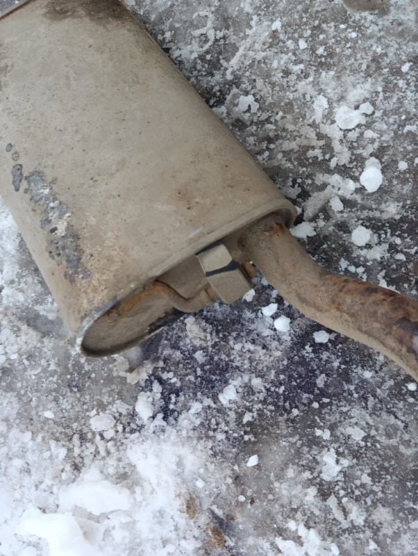 Глушитель задняя часть