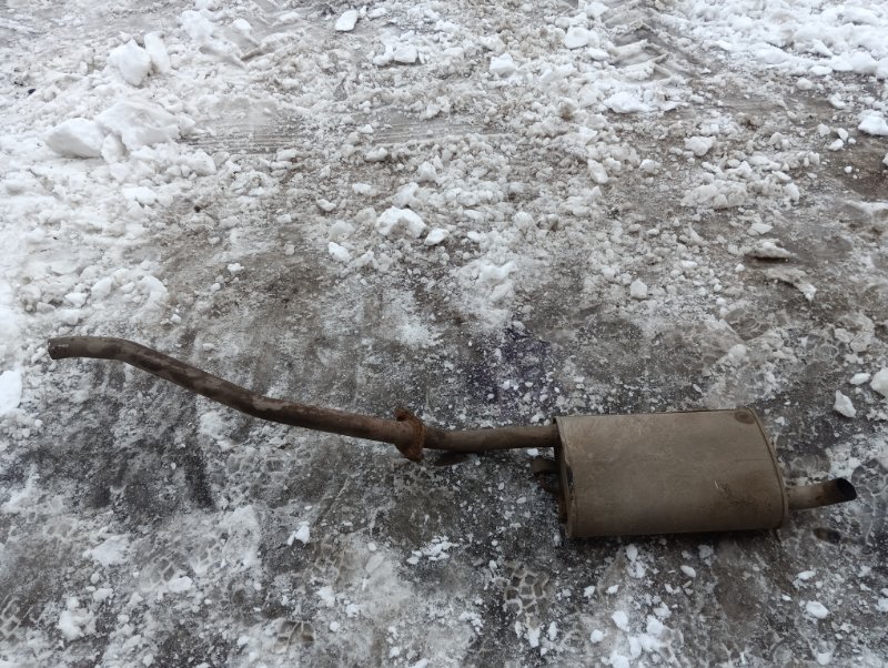 Глушитель задняя часть