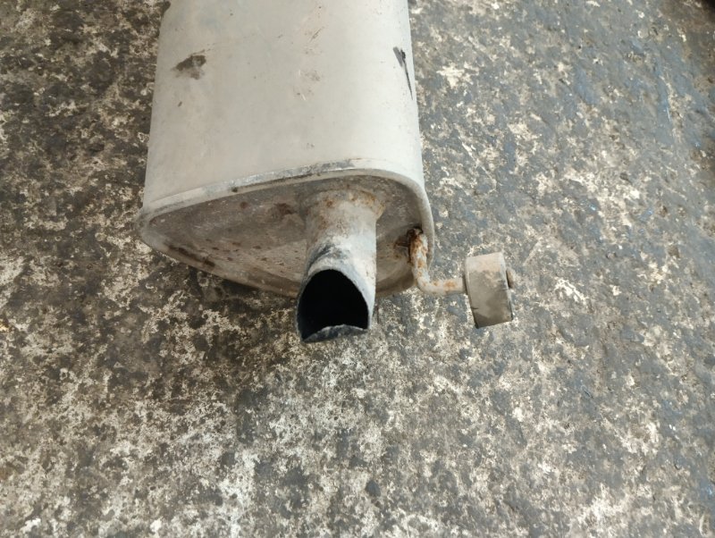 Глушитель основной / задняя часть