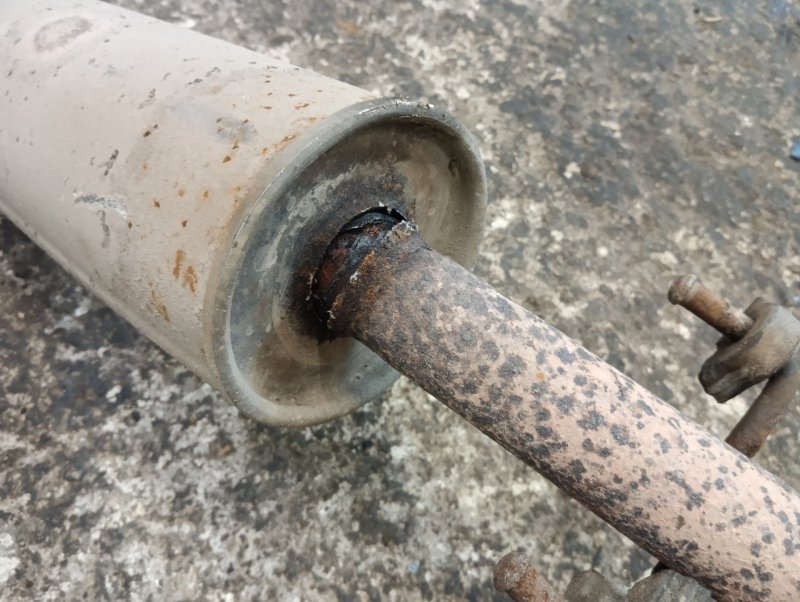 Глушитель основной / задняя часть