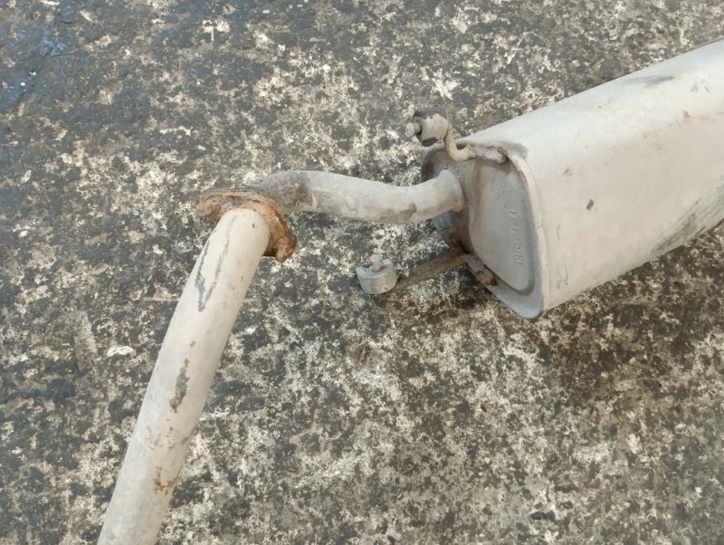 Глушитель основной / задняя часть