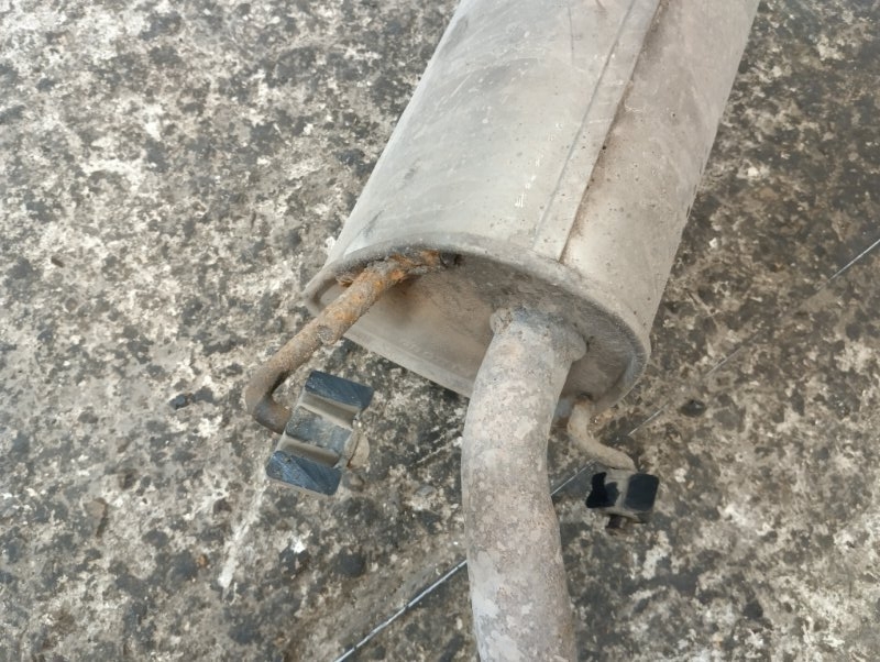 Глушитель основной / задняя часть