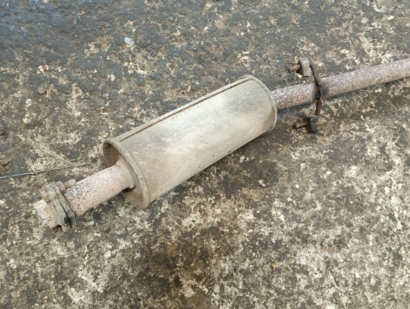 Глушитель основной / задняя часть