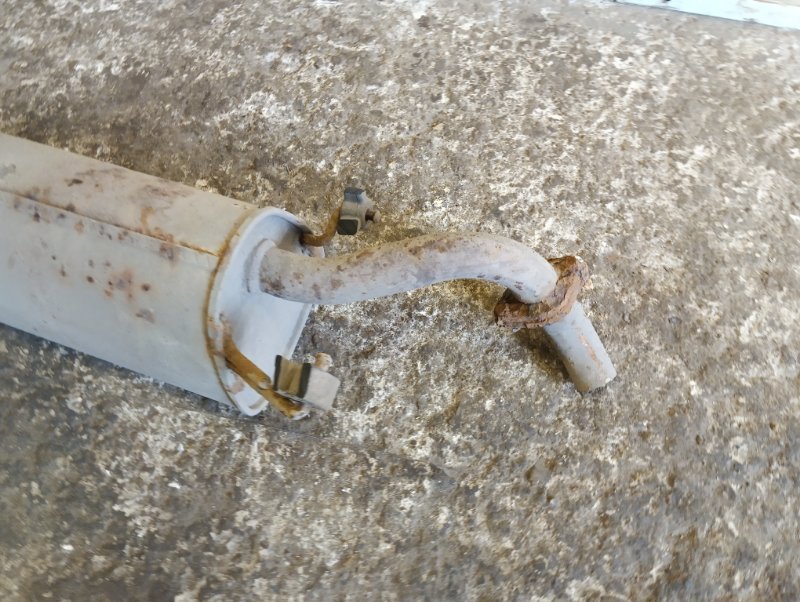 Глушитель задняя часть