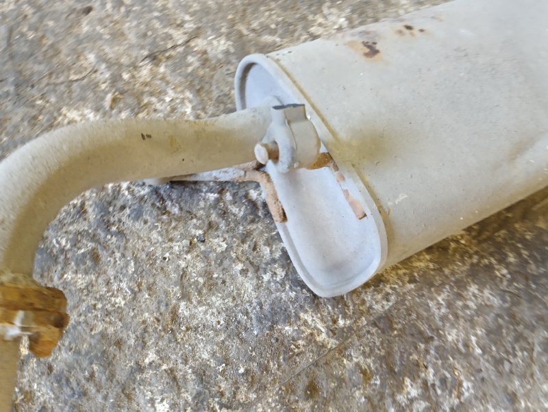 Глушитель задняя часть