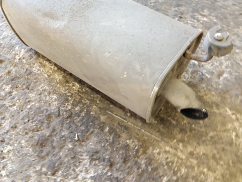 Глушитель задняя часть