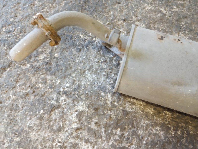 Глушитель задняя часть