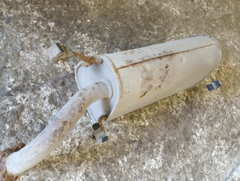 Глушитель задняя часть