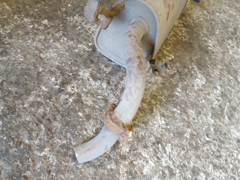 Глушитель задняя часть