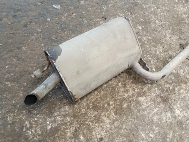Глушитель основной / задняя часть