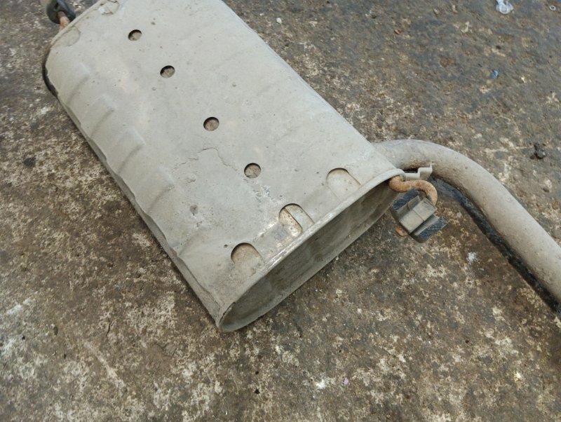 Глушитель основной / задняя часть