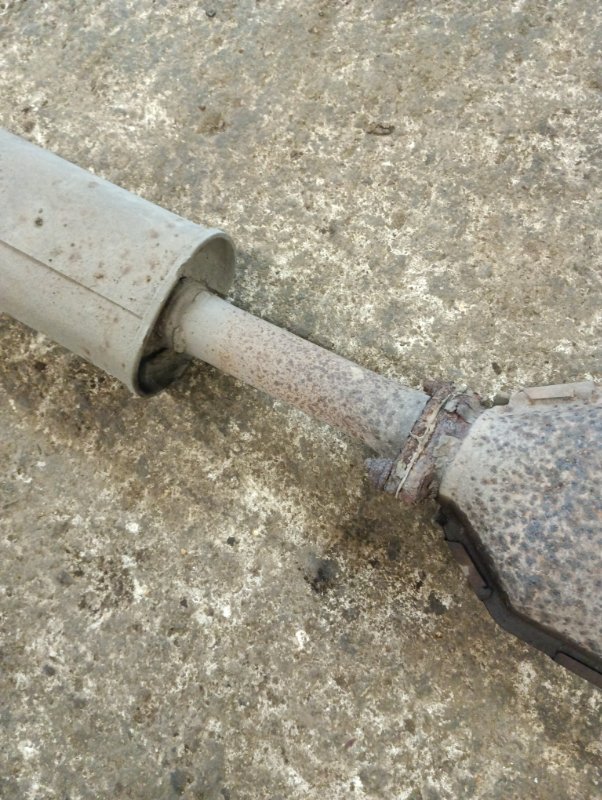 Глушитель основной / задняя часть