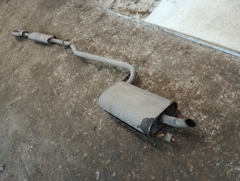 Глушитель основной / задняя часть
