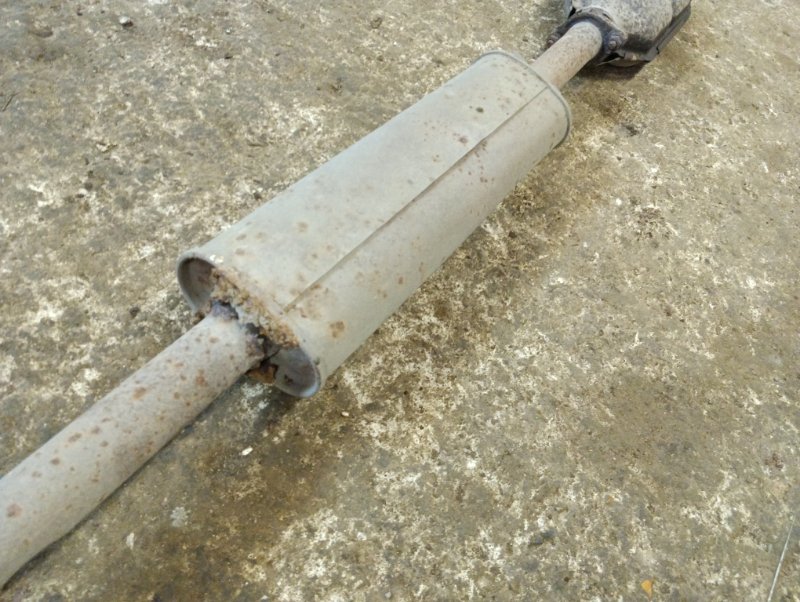 Глушитель основной / задняя часть