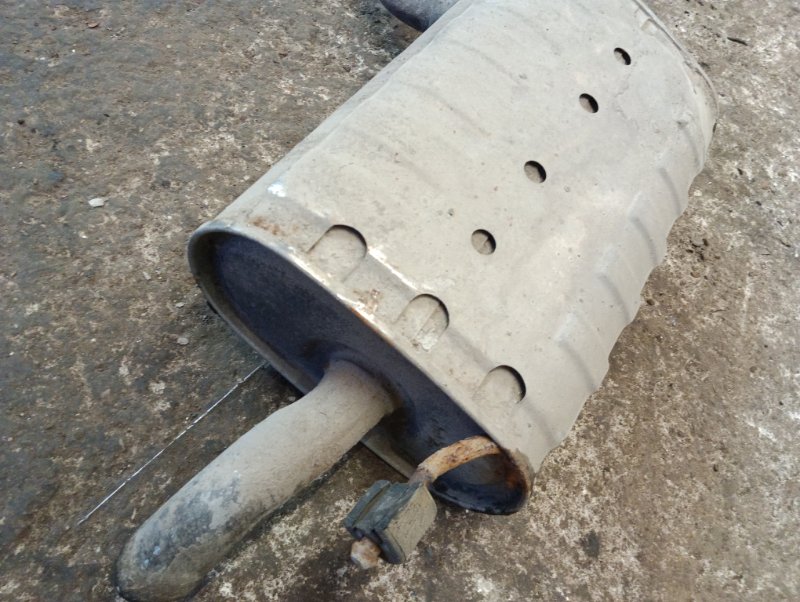 Глушитель основной / задняя часть