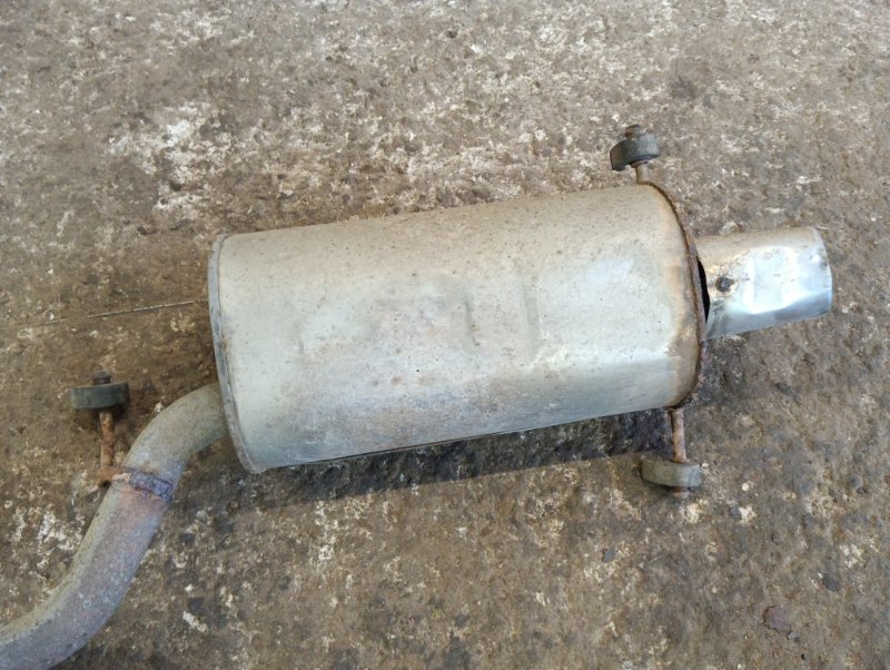 Глушитель задняя часть