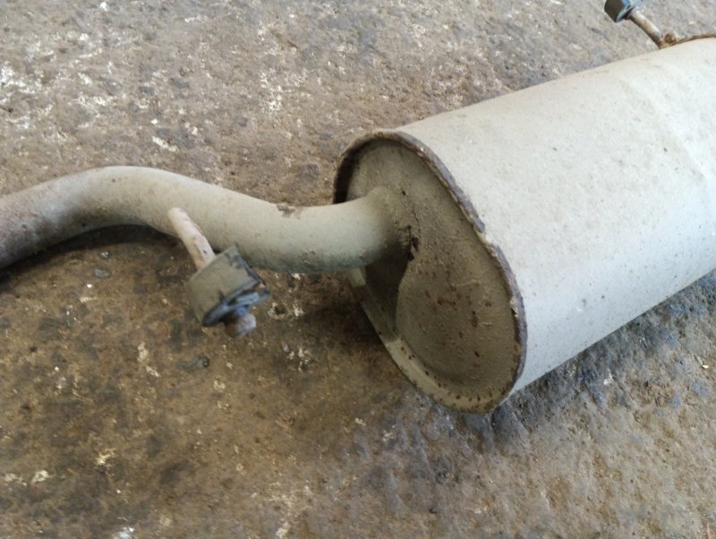 Глушитель задняя часть