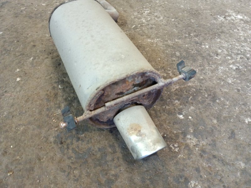 Глушитель задняя часть