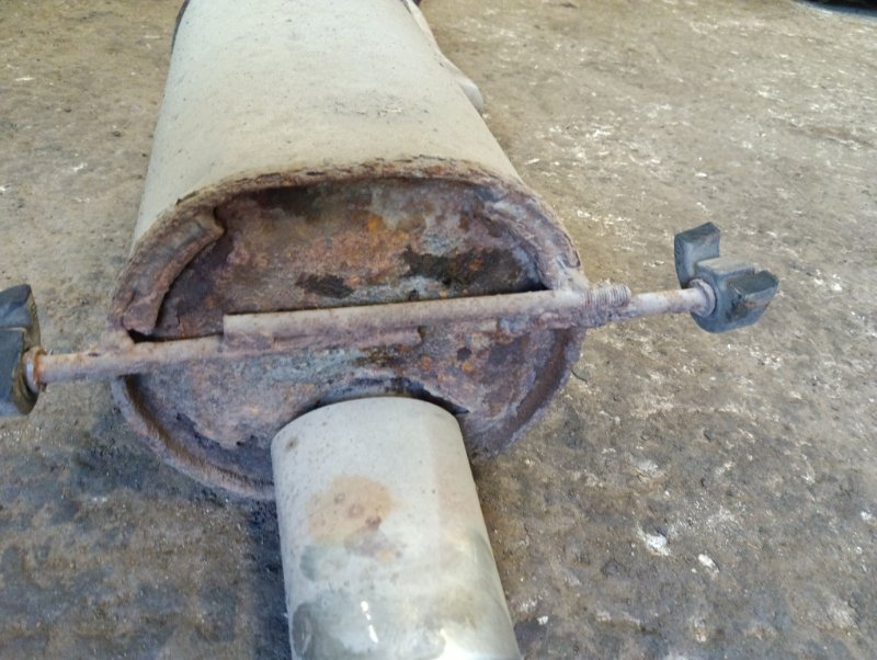 Глушитель задняя часть