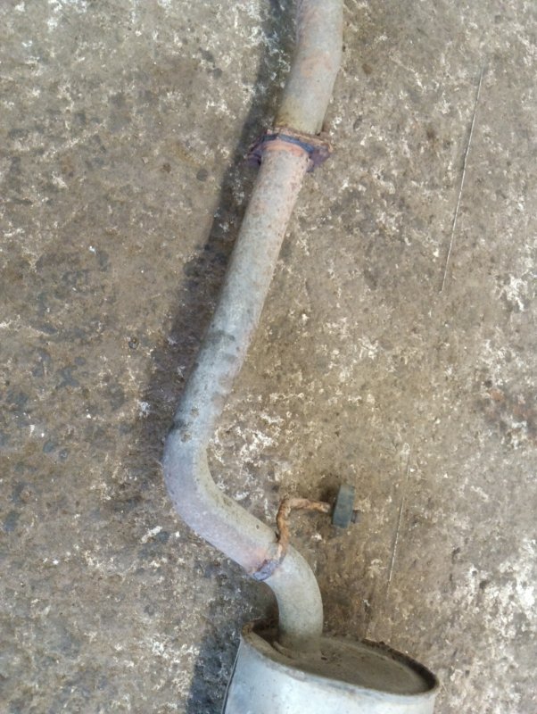 Глушитель задняя часть