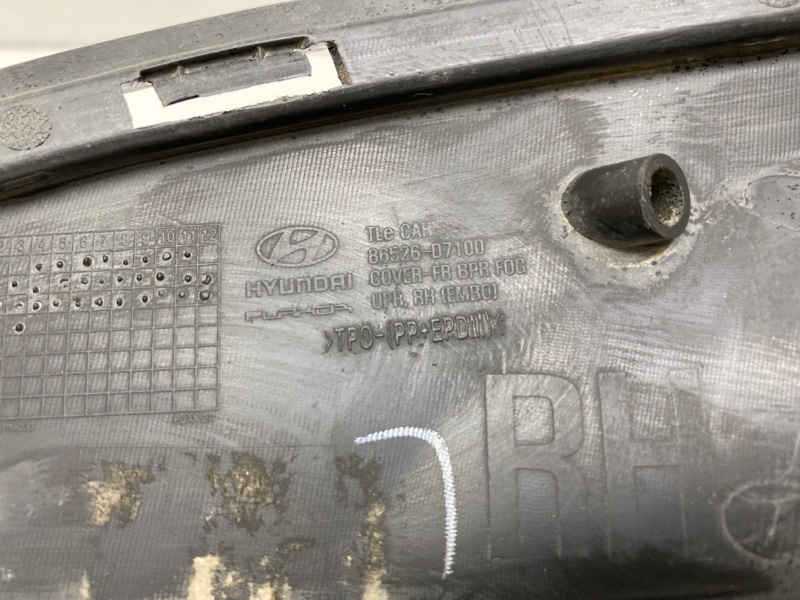 Рамка противотуманной фары правой