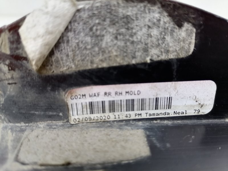 Накладка заднего крыла правого