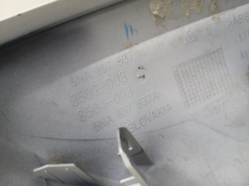 Накладка зеркала левого