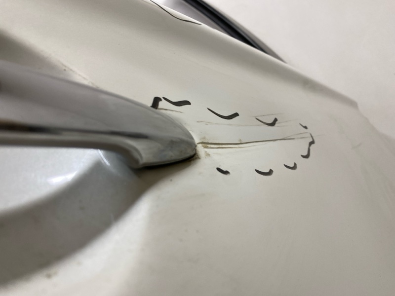 Дверь задняя правая