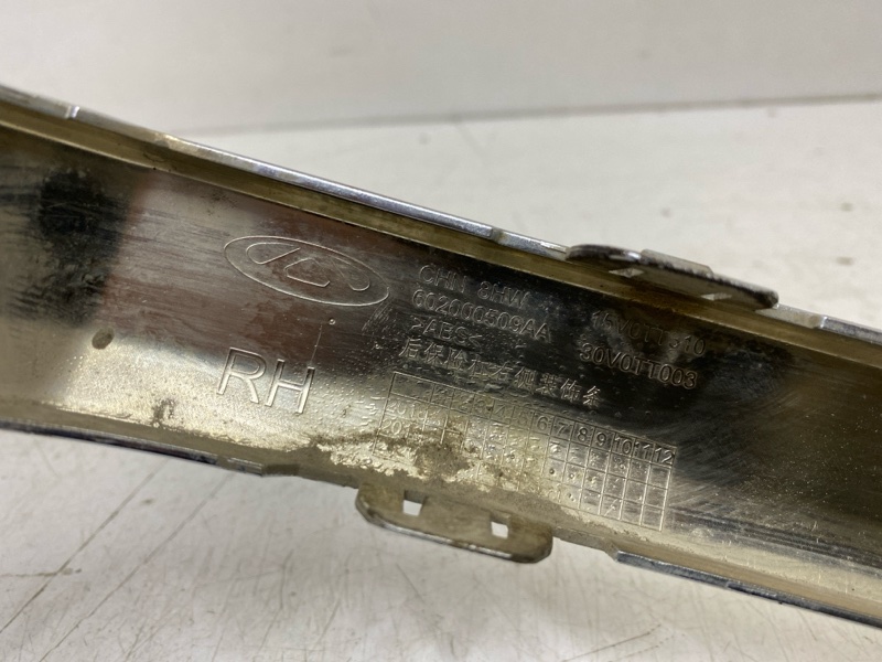 Накладка заднего бампера правая