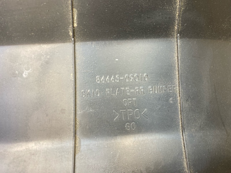 Спойлер заднего бампера