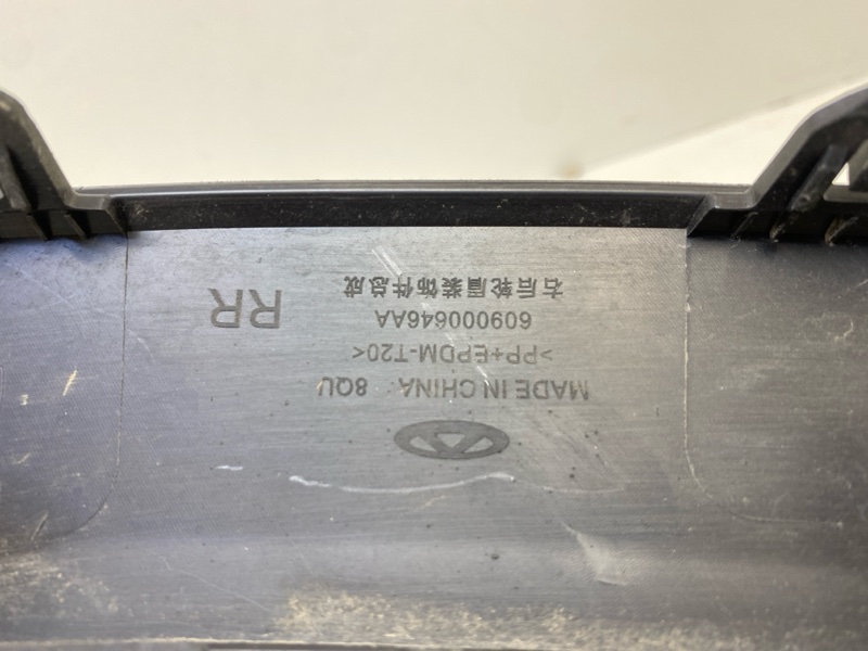 Накладка заднего крыла правого