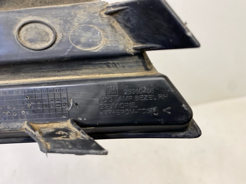 Рамка противотуманной фары правой