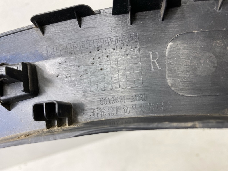 Накладка переднего крыла правого