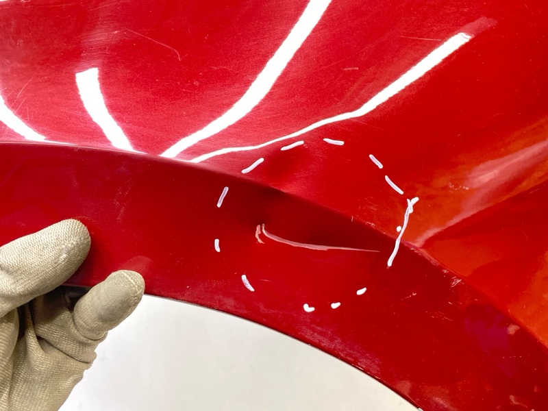 Крыло переднее левое