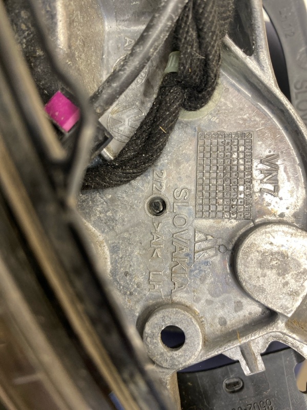 Зеркало левое механическое