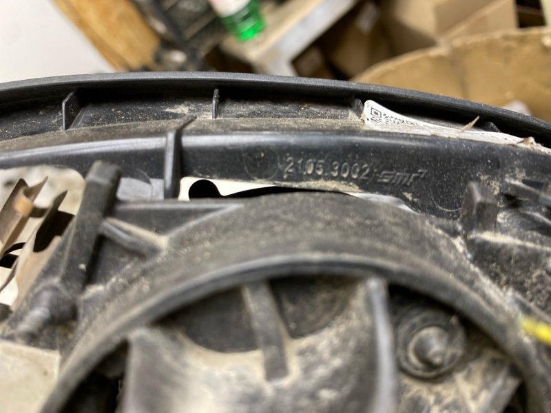 Зеркало правое механическое