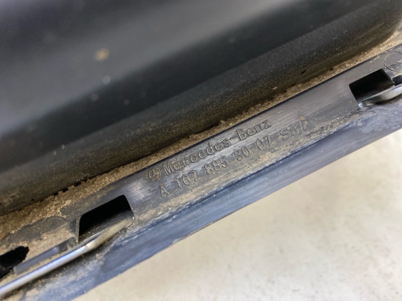 Накладка заднего бампера правая