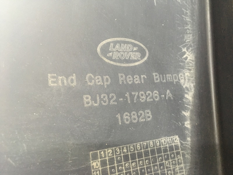 Накладка заднего бампера правая